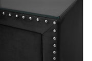 Lucinda Black Upholstered Wingback Panel Bedroom Set - Lara FurnitureBedroom Set