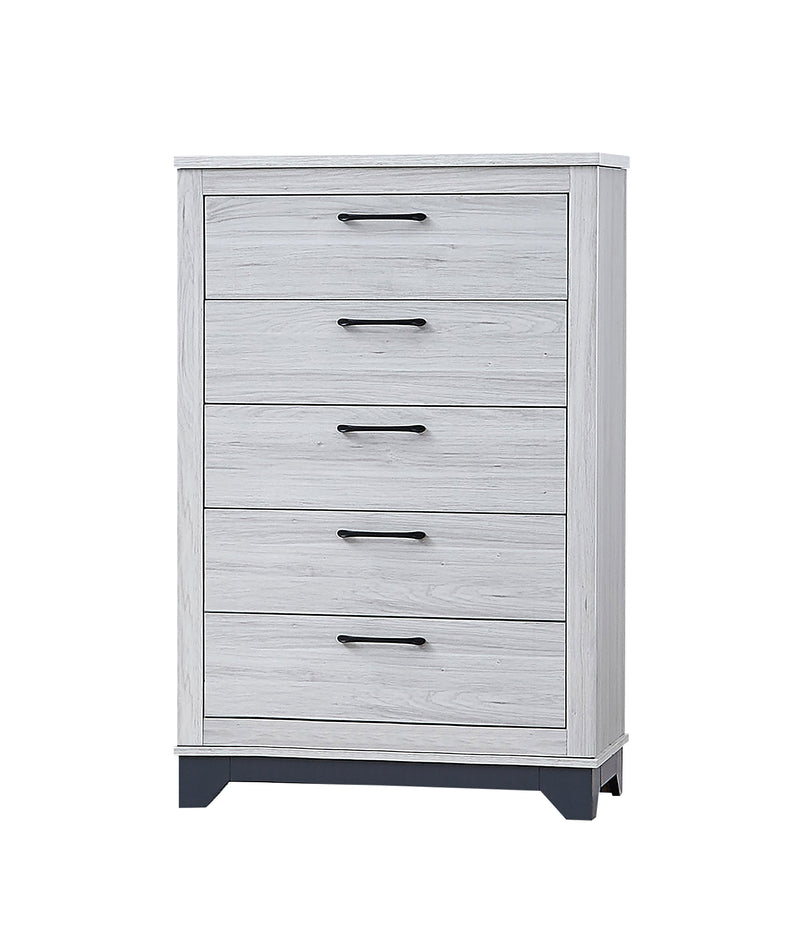 Lucy White Queen 5 Piece - LUCY-WT-Q-5PC