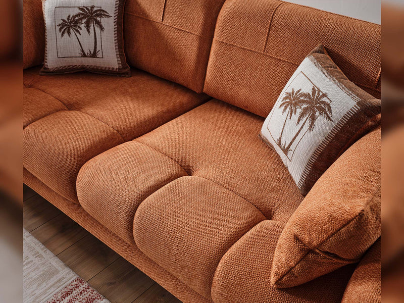 Lugano 3-pieces (Sofa & Loveseat & Relax Chair) Livingroom in Dark Grey - Light Grey - 200-ELIF-LUG-A226-321R