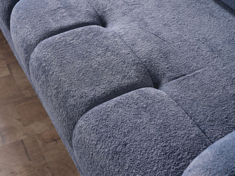 Lugano 3-pieces (Sofa & Loveseat & Relax Chair) Livingroom in Dark Grey - Light Grey - 200-ELIF-LUG-A226-321R
