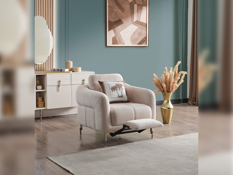Lugano Chair - Relax in Cream - 200-ELIF-LUG-A227-B-R