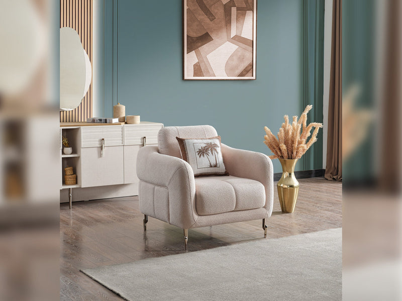 Lugano Chair - Relax in Cream - 200-ELIF-LUG-A227-B-R