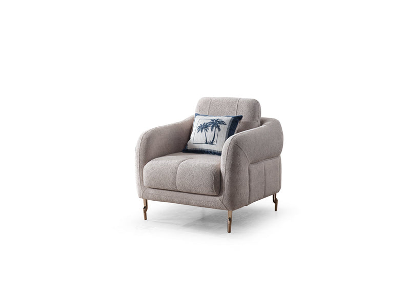 Lugano Chair - Relax in Light Grey - 200-ELIF-LUG-A226-B-R
