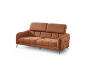 Lugano Convertible Loveseat in Brown - 200-ELIF-LUG-A224-2