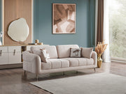 Lugano Convertible Loveseat in Cream - 200-ELIF-LUG-A227-2