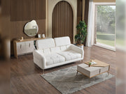 Lugano Convertible Loveseat in Cream - 200-ELIF-LUG-A227-2