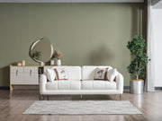 Lugano Convertible Loveseat in Cream - 200-ELIF-LUG-A227-2