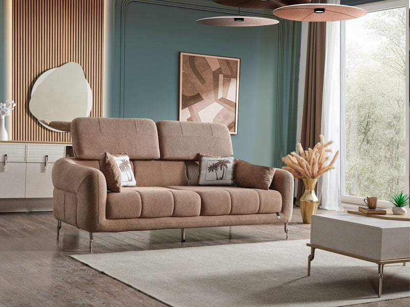 Lugano Convertible Loveseat in Dark Grey - 200-ELIF-LUG-A226-2