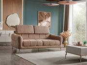 Lugano Convertible Loveseat in White - 200-ELIF-LUG-A225-2