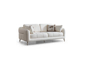 Lugano Convertible Sofa in Dark Grey - 200-ELIF-LUG-A226-3