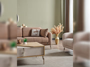 Lugano Convertible Sofa in White - 200-ELIF-LUG-A225-3