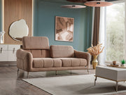 Lugano Convertible Sofa in White - 200-ELIF-LUG-A225-3
