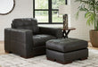 Luigi Thunder Leather Living Room Set - Gate FurnitureLiving Room Set