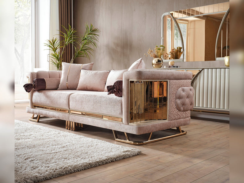 Lumina Stationay Sofa in Brown - 200-ELIF-LUM-A545-3