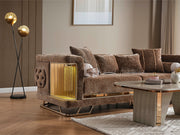 Lumina Stationay Sofa in Navy - 200-ELIF-LUM-A543-3