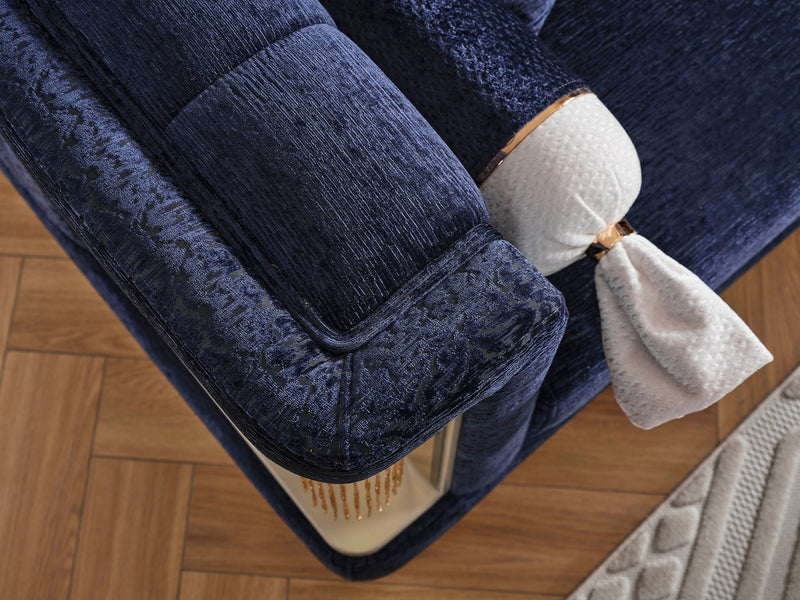 Lumina Stationay Sofa in Navy - 200-ELIF-LUM-A543-3