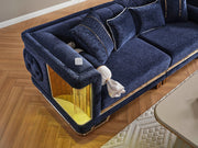 Lumina Stationay Sofa in Navy - 200-ELIF-LUM-A543-3
