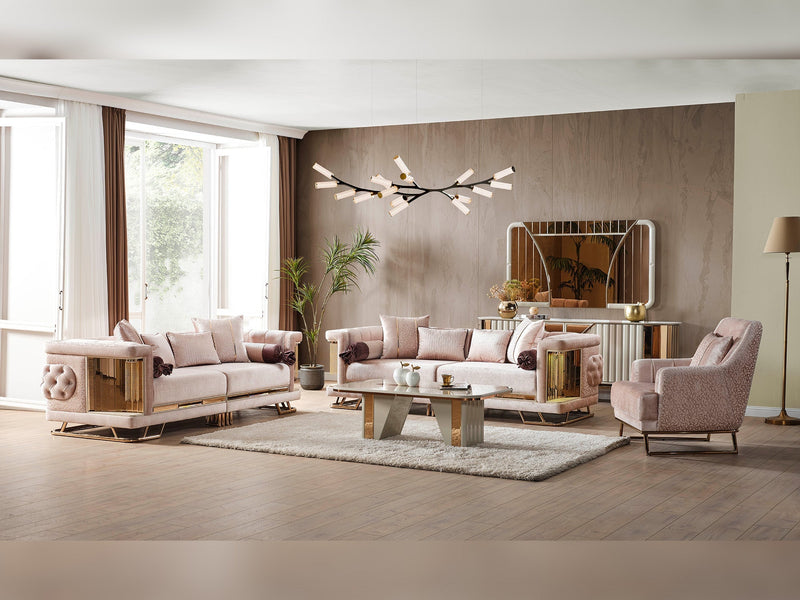 Lumina Stationay Sofa in Navy - 200-ELIF-LUM-A543-3