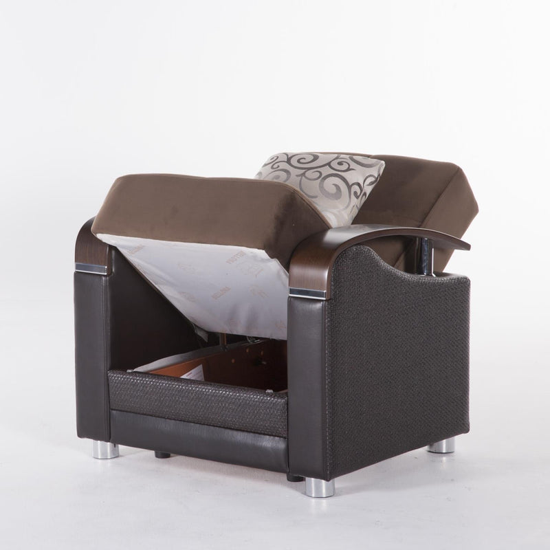 Luna Love Seat (Naomi Brown) 2 Pieces - Lara FurnitureLoveseat