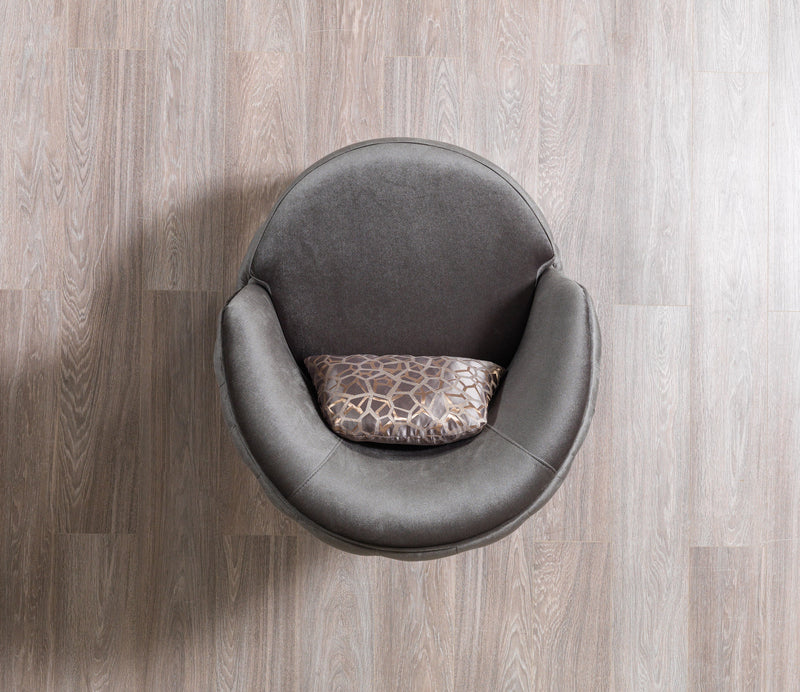 Lupino Gray Velvet Sofa & Loveseat - Lara FurnitureLiving Room Set