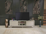 Luxia Tv Stand in Black - 720-LUX-TV-BLACK