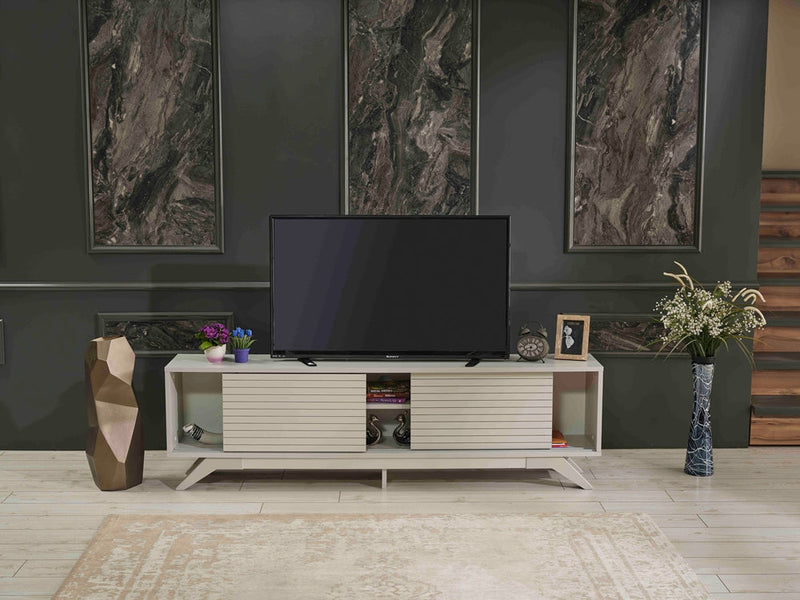 Luxia Tv Stand in Black - 720-LUX-TV-BLACK