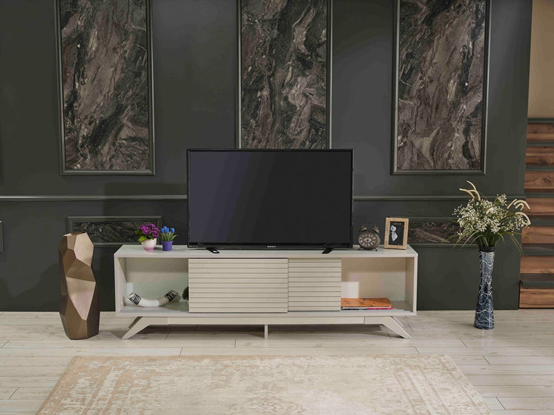 Luxia Tv Stand in Black - 720-LUX-TV-BLACK