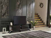 Luxia Tv Stand in Black - 720-LUX-TV-BLACK