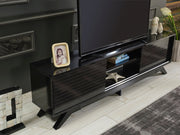 Luxia Tv Stand in Black - 720-LUX-TV-BLACK