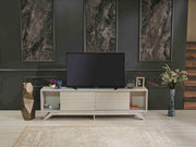 Luxia Tv Stand in Grey - 720-LUX-TV-GREY