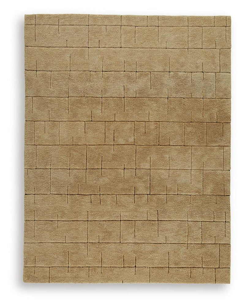 Luzmont Golden Brown Large Rug - R408371