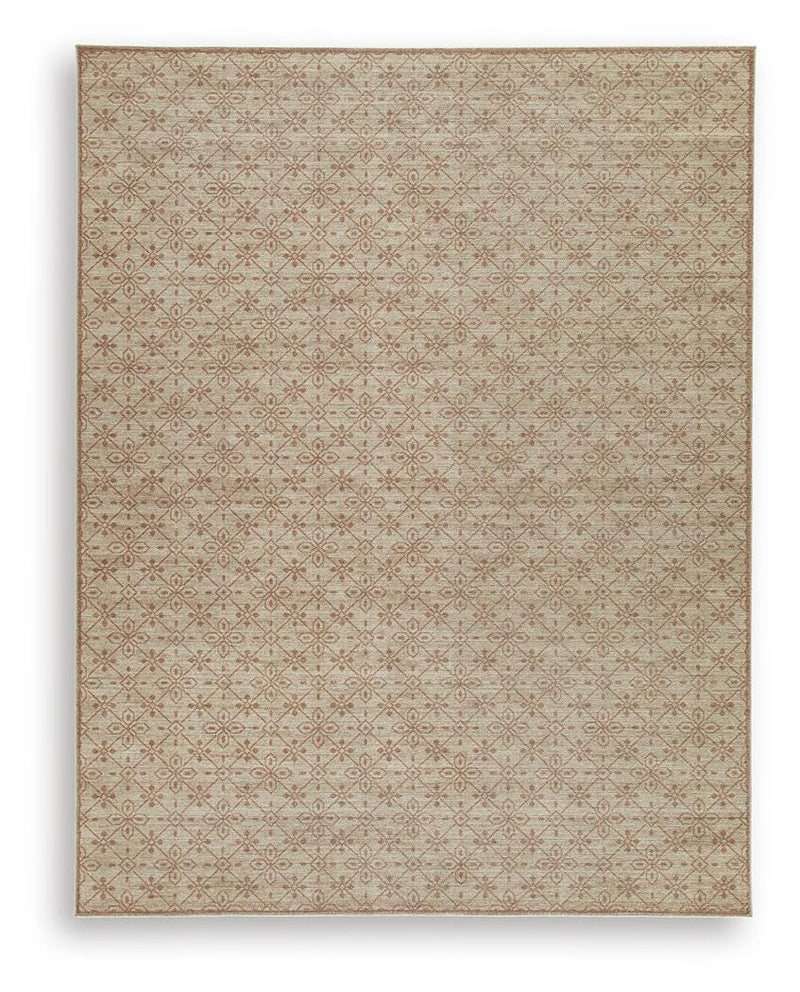 Lyamford Beige/Gray/Brown Large Rug - R408501