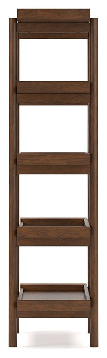 Lyncott Brown 70" Bookcase - H615-70