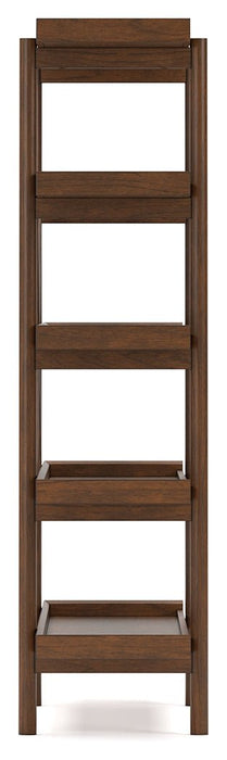 Lyncott Brown 70" Bookcase - H615-70