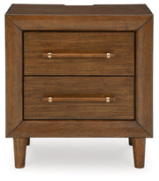 Lyncott Brown Upholstered Panel Bedroom Set - Lara FurnitureBedroom Set
