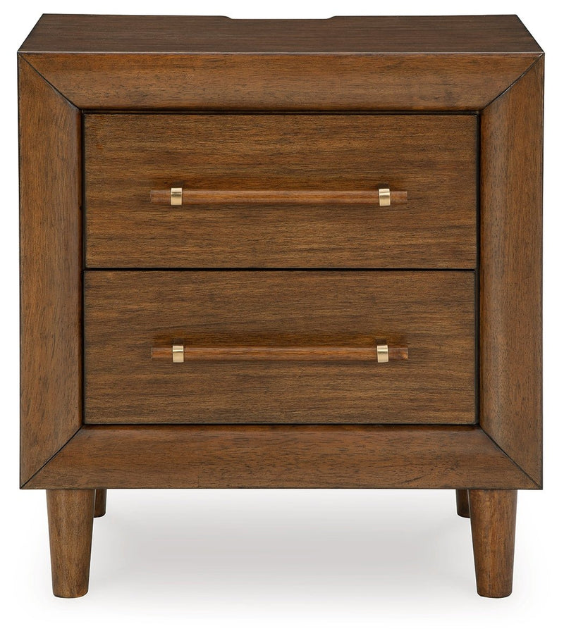 Lyncott Brown Upholstered Panel Bedroom Set - Lara FurnitureBedroom Set