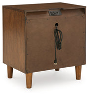 Lyncott California King Upholstered Bed with Dresser and 2 Nightstands in Brown from Ashley - Lara Furniture