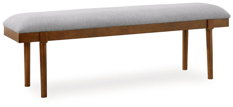 Lyncott Dining Table and 4 Chairs and Bench in Brown - Lara FurnitureDining Room Set