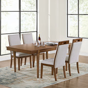Lyncott Dining Table and 4 Chairs in Brown - Lara FurnitureDining Room Set