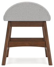 Lyncott Light Gray/Brown Home Office Desk Chair - H615-01