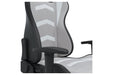 Lynxtyn White/Gray Home Office Desk Chair - Gate FurnitureGaming Chair