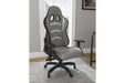 Lynxtyn White/Gray Home Office Desk Chair - Gate FurnitureGaming Chair