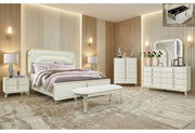 Lyra Beige King Bed Group - LYRA-BEIGE-KBG