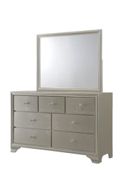 Lyssa Champagne LED Upholstered Panel Youth Bedroom Set - Lara FurnitureYouth Bedroom Set