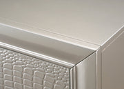 Lyssa Champagne LED Upholstered Panel Youth Bedroom Set - Lara FurnitureYouth Bedroom Set