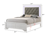 Lyssa Frost LED Upholstered Panel Youth Bedroom Set - Lara FurnitureYouth Bedroom Set