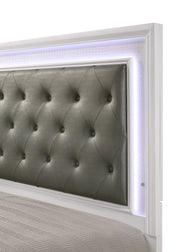 Lyssa Frost LED Upholstered Panel Youth Bedroom Set - Lara FurnitureYouth Bedroom Set