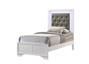 Lyssa Frost LED Upholstered Panel Youth Bedroom Set - Lara FurnitureYouth Bedroom Set
