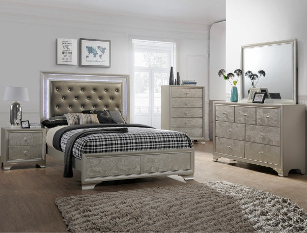 Lyssa Queen Led Headboard Footboard - B4300-Q-HBFB