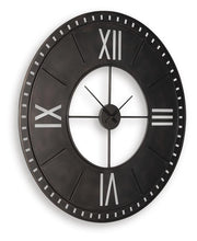 Lytle Antique Brown Wall Clock - A8010453